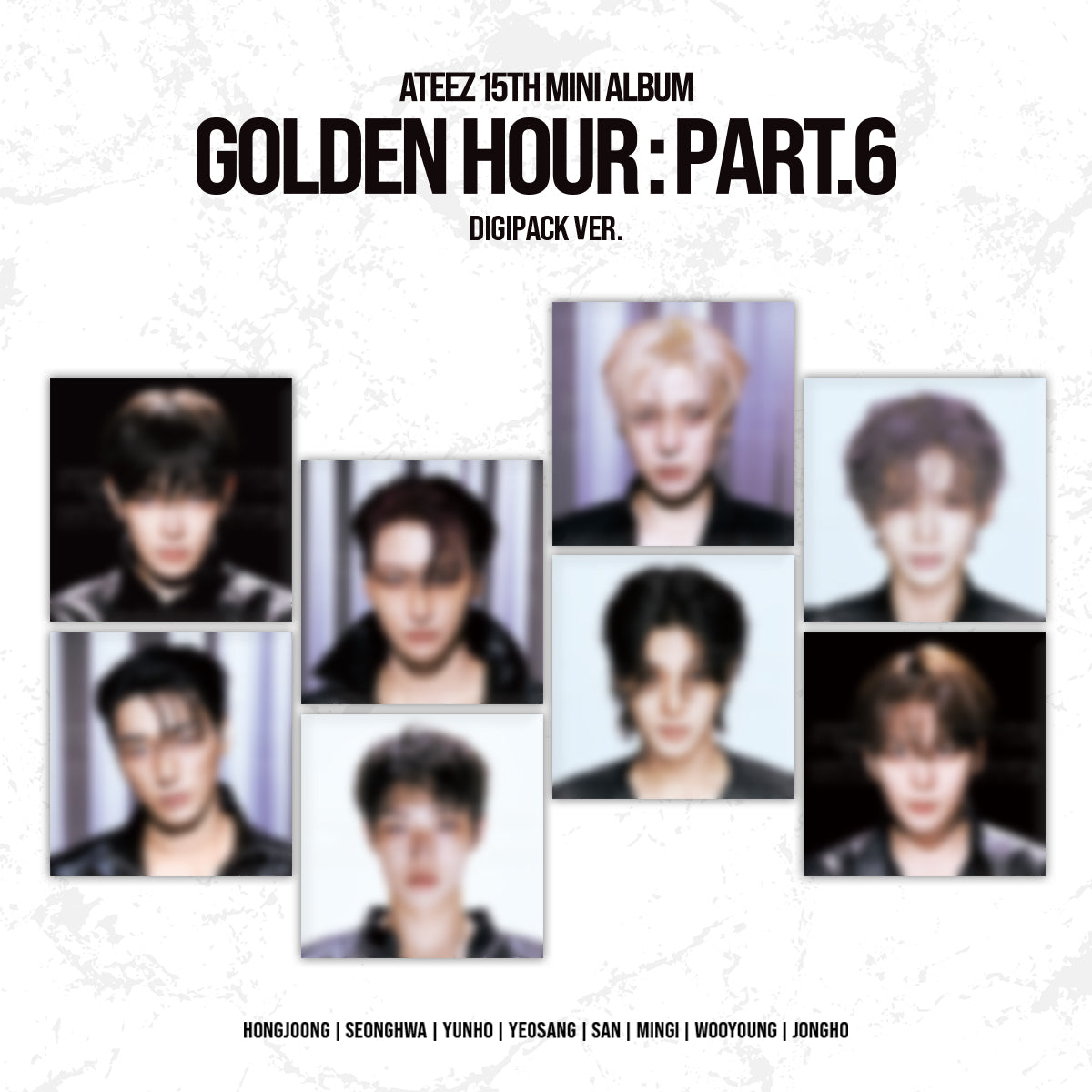 Ateez - Golden Hour : Part.6 15th Mini Album Toktoq Gift Digipack