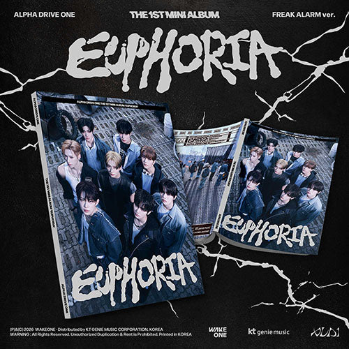 ALD1 EUPHORIA FREAK ALARM CD 本体 新品未開封20枚 Alpha drive one - euphoria 1st mini album freak alarm ver – Kpop Omo