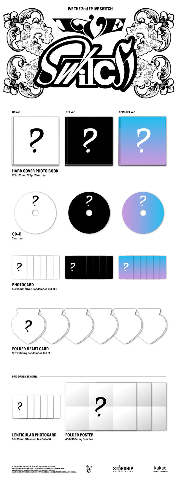 IVE 2nd EP Album - IVE SWITCH (Digipack Ver.) - Choice Music LA