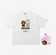 Stray Kids - Bape X Stray Kids Leebit Baby Milo Tee M (lee Know) + Scrunchies (pink) Set