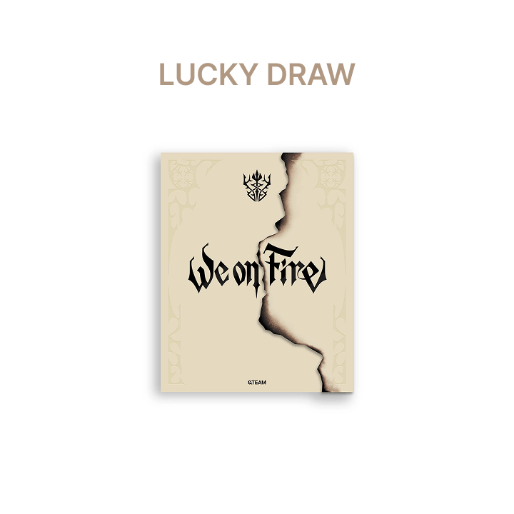&team - we on fire 3rd ep album weverse lucky draw event limited