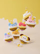 Bt21 - minini honeybee plush tape measure keyring