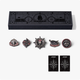 Ateez - Ateez X Fanplday Official Md Metal Pin Set Voyage Edition
