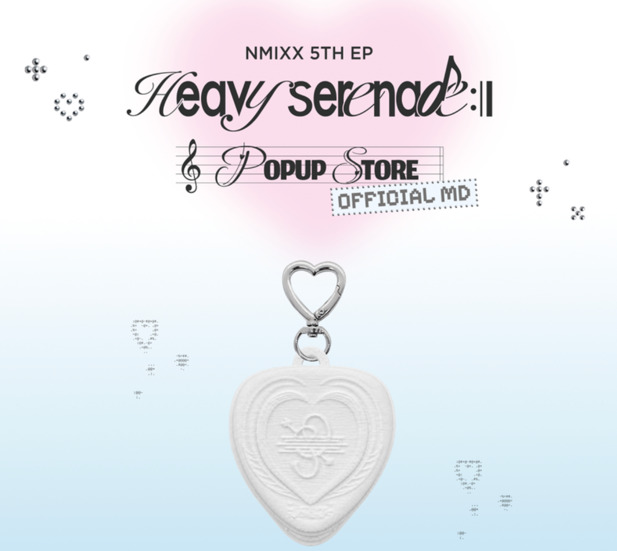 Nmixx - heavy serenade pop up store official MD Heart Clicker