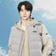 Riize 24Fw Heron Collection - U-Neck Lightweight Goose Down Vest Beige