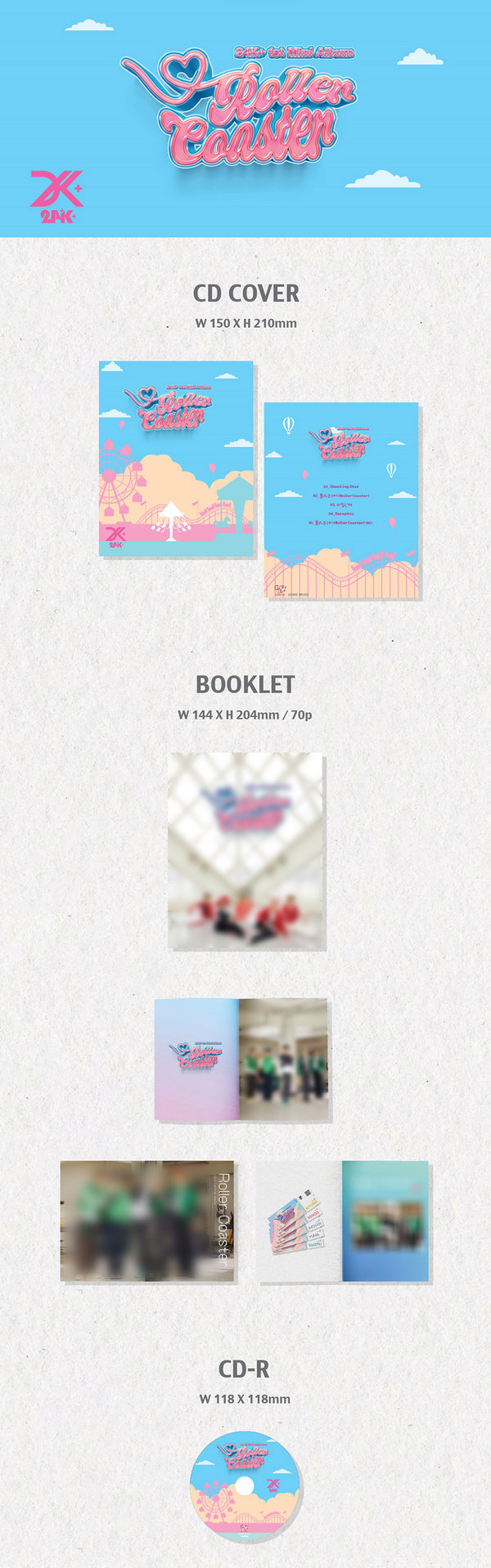 24K+ 1ST MINI ALBUM - ROLLER COASTER – Kpop Omo