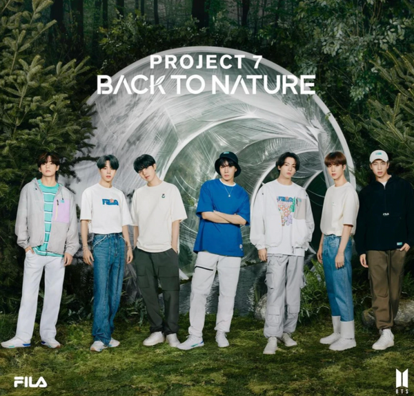 Official BTS x Fila Project 7 Back to Nature - Court Plumpy Shoes (rm Version) 260 (US Women Size 9)