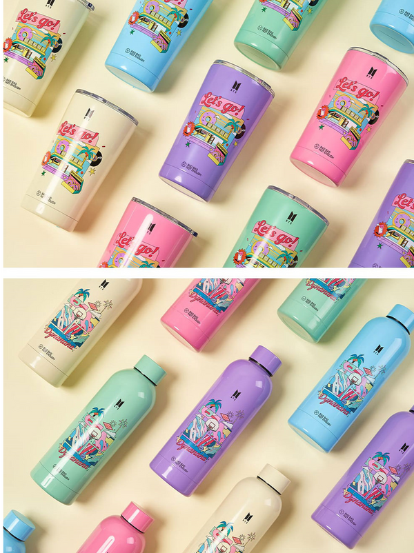 BTS - [BBNE BTS Dynamite Water Bottle] (Purple) - interAsia