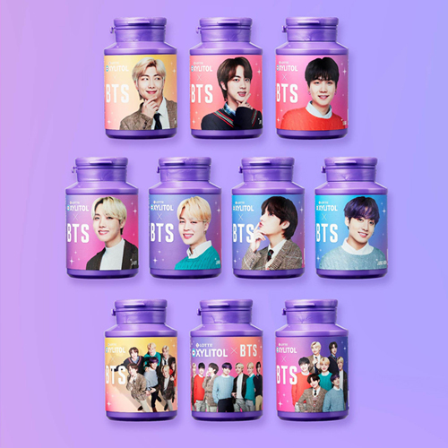 BTS x Xylitol Chewing Gum Limited Edition Kpop Omo