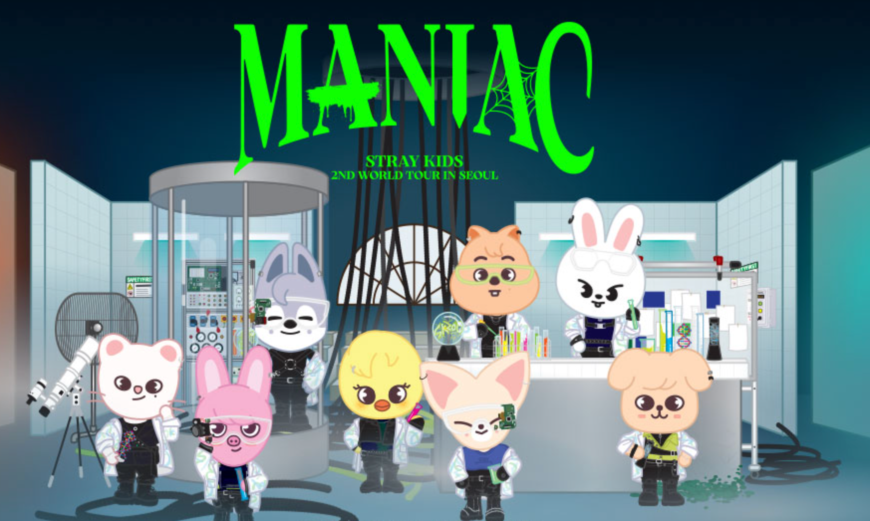 STRAY KIDS Official Maniac in Seoul Merch - Bang Chan buy Set (FREE PC INCLUDED)