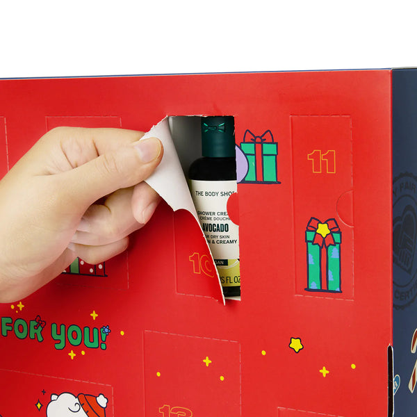 BTS x BT21 The Body Shop 2023 Holiday Advent Calendar Kpop Omo