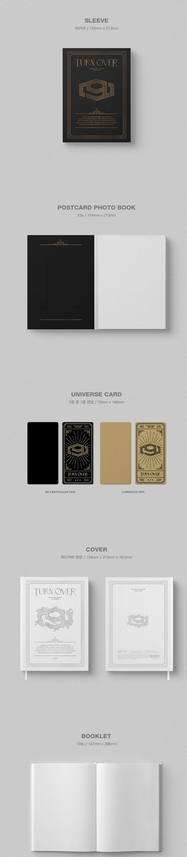 SF9 9th Mini Album - TURN OVER – Kpop Omo