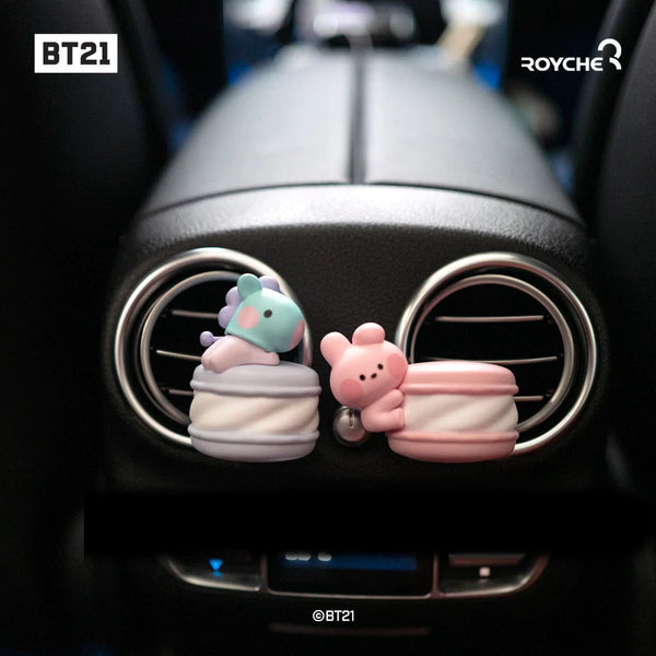 BTS x BT21 Minini Macaron Car Air Freshner Kpop Omo