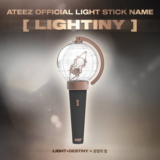ATEEZ Official Lightstick "Lightiny" was designed by an ATINY
