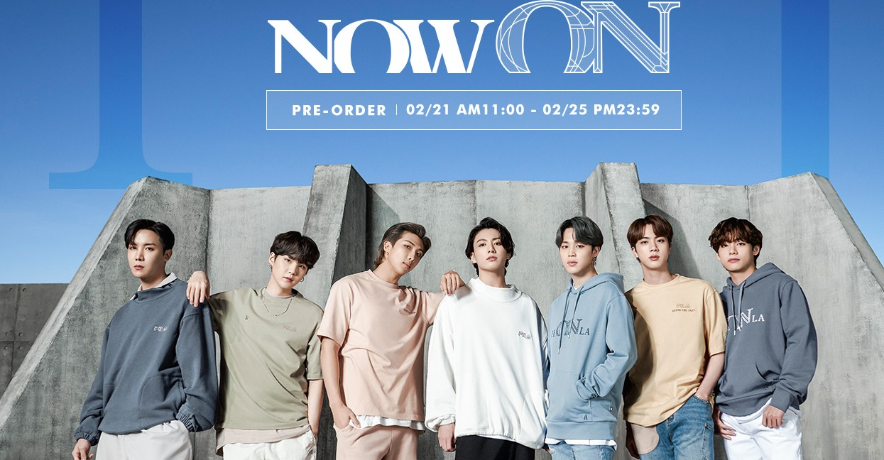 BTS x Fila "NOW ON"