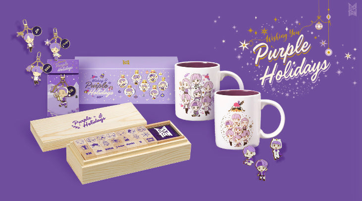 BTS x TinyTAN Purple Holiday Goods