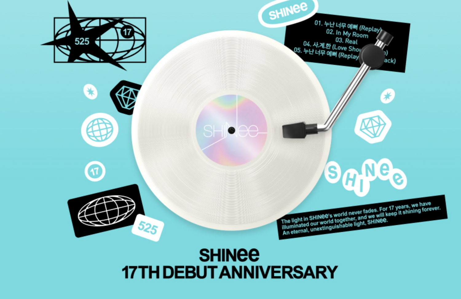 Shinee 17th Anniversary MD