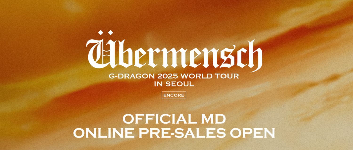 G-Dragon Übermensch 2025 Seoul Encore Official MD