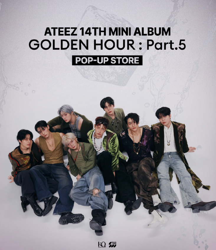 Ateez Golden Hour Part 5 Pop Up Store and Lucky Draw