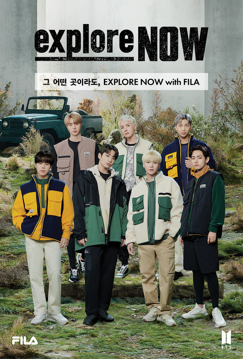 BTS x Fila Explore Collection