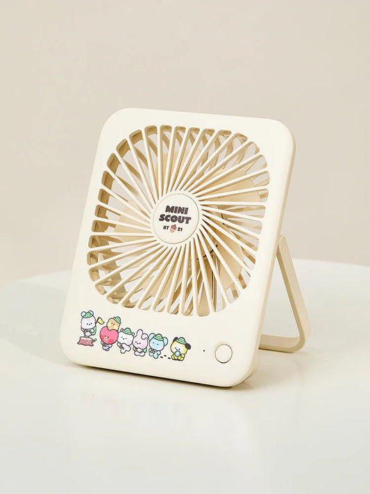 BTS x BT21 - Minini Scout Desk Fan