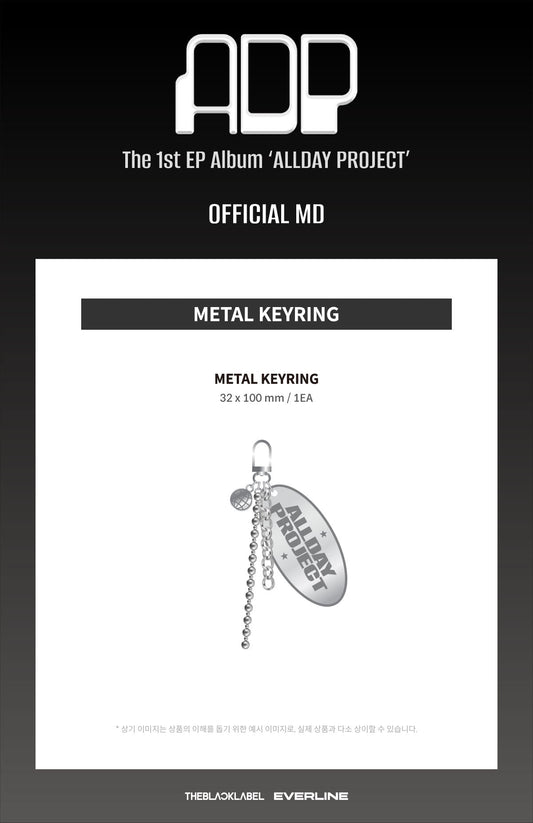 Allday project - allday project official md metal keyring