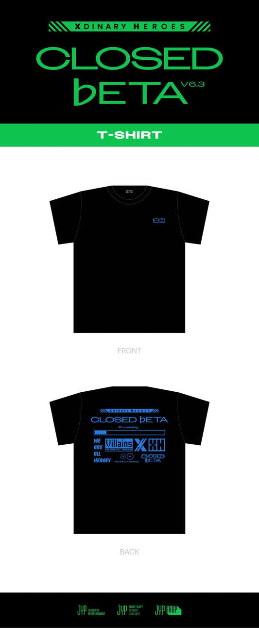 Xdinary Heroes - Closed Beta : v6.3 Concert Official MD T-Shirt