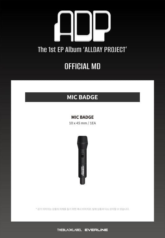 Allday project - allday project official md mic badge
