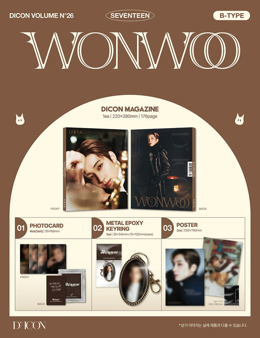 SEVENTEEN WONWOO & MINGYU - DICON VOLUME Vol. 26 (Wonwoo B-Type)