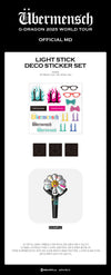 G-Dragon - 2025 World Tour in Korea Official MD Lightstick Deco Sticker Set