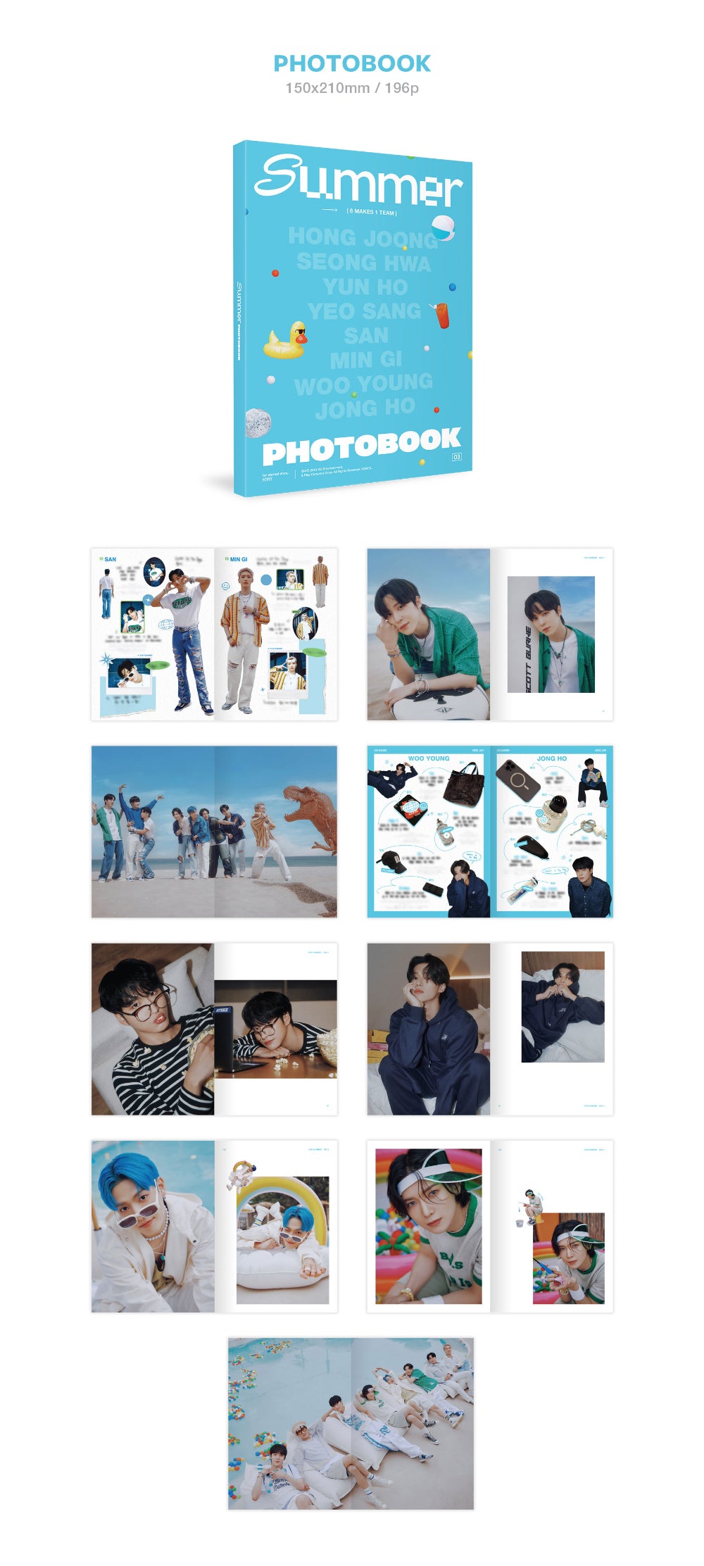 ATEEZ 2023 Summer Photobook – Kpop Omo