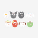 Stray Kids - Skzoo X Sanrio Characters Official Md 10cm Skzoo Plush Outfit (sanrio Characters Ver)