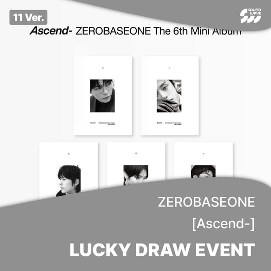 Zerobaseone - ascend- 6th mini album soundwave lucky draw event 11 ver random
