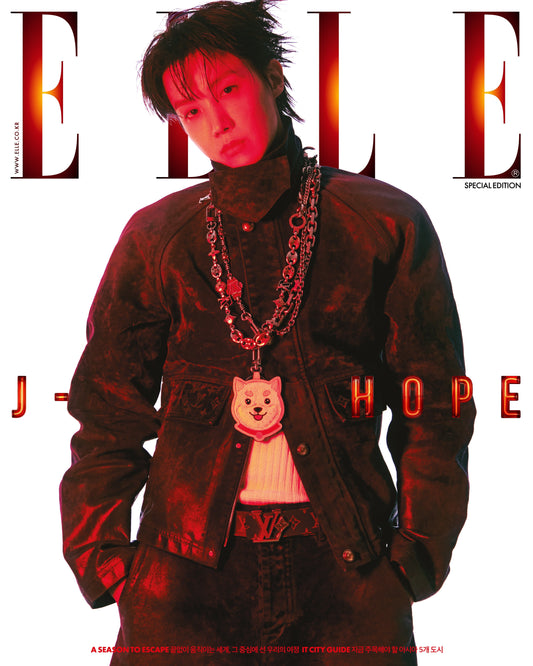 BTS j-hope - elle magazine 2025 december issue special edition cover c