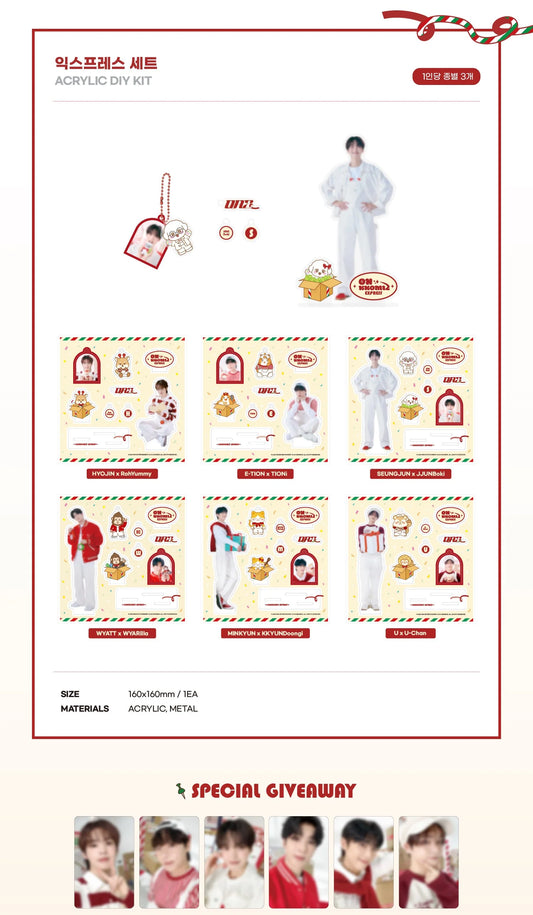 ONF - Onkkomiz Express ONF X Onkkomiz Pop up Store Official MD Acrylic DIY Kit