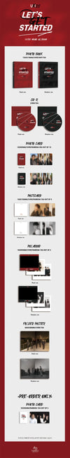 U-KISS 13th Mini Album - Let’s Get Started (2 Version SET)