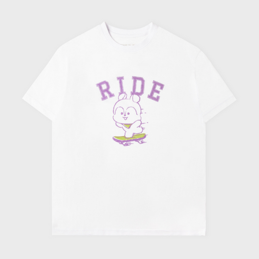 BT21 - BASIC SHORT SLEEVE TSHIRT WHITE (MANG)