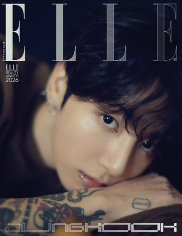 BTS jungkook - elle magazine 2026 january issue cover b – Kpop Omo