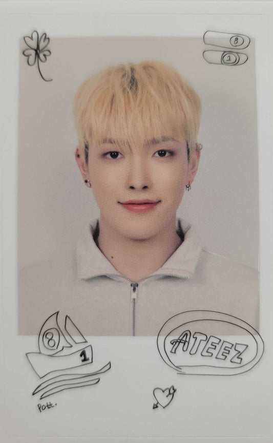 ATEEZ - POTT x Wonderwall Polaroid-Aufkleber