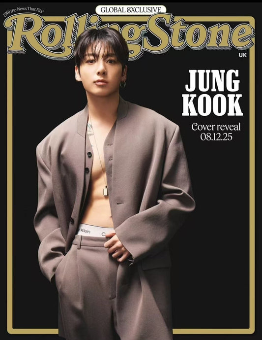 BTS jungkook on Cover of rollingstone uk magazine (february issue)