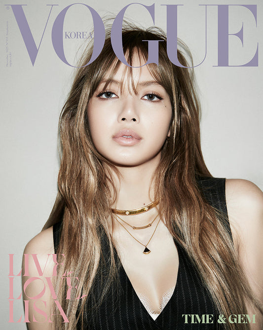 Blackpink lisa - vogue magazine 2025 december issue for bulgari cover set