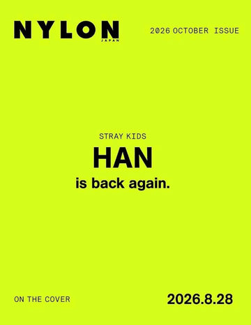 Stray Kids Han - Nylon Japan Magazine 2026 October Issue Cover