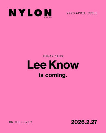 Stray kids lee know - nylon japan magazine 2026 april issue cover
