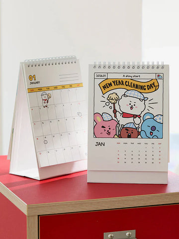 BTS x BT21 - 2026 Desk Calendar