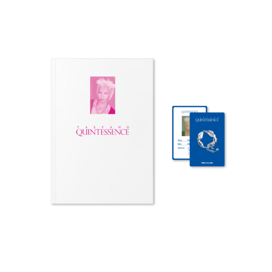 BigBang Taeyang - QUINTESSENCE Official MD - Photobook Set