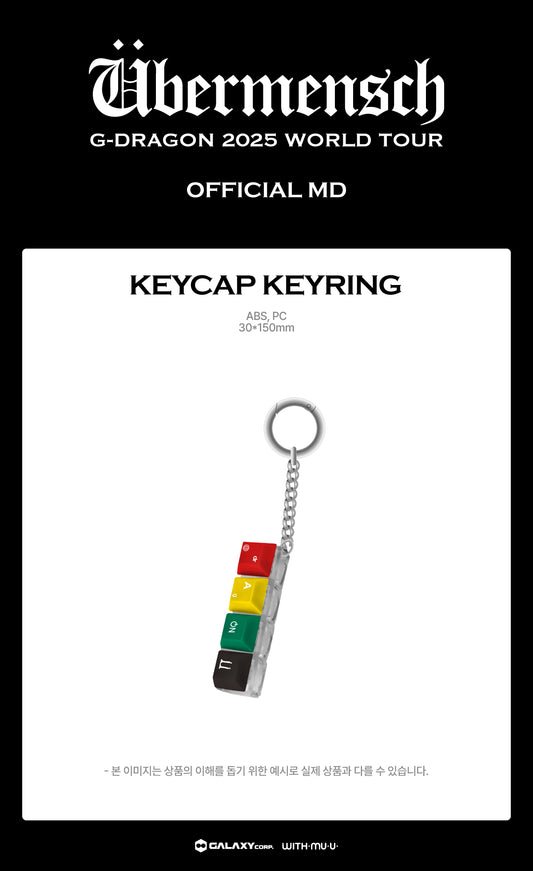 G-Dragon - 2025 World Tour in Korea Official MD Keycap Keyring