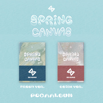 SEVENUS 1ST MINI ALBUM  - SPRING CANVAS (POCAALBUM VER.)