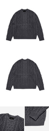 SEVENTEEN HOSHI x acme de la vie ADLV Collection - Low Gauge Cable Knit