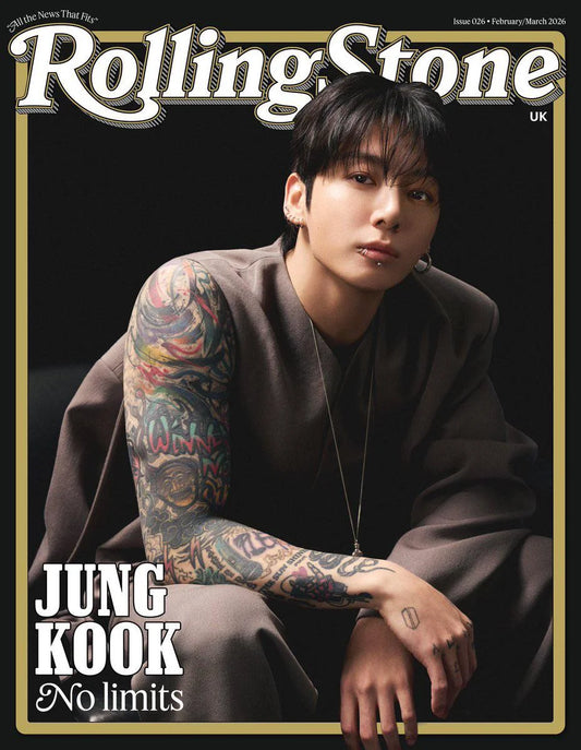 BTS jungkook on Cover of rollingstone uk magazine (february issue)