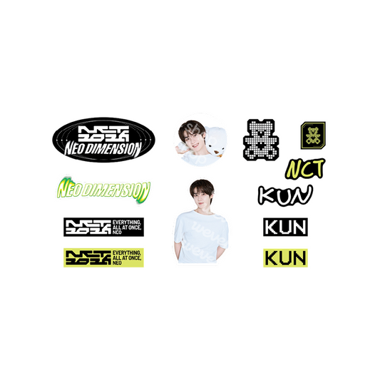 NCT 127 - 10th Anniversary Exhibition NEO DIMENSION MD Big Removable Sticker Set